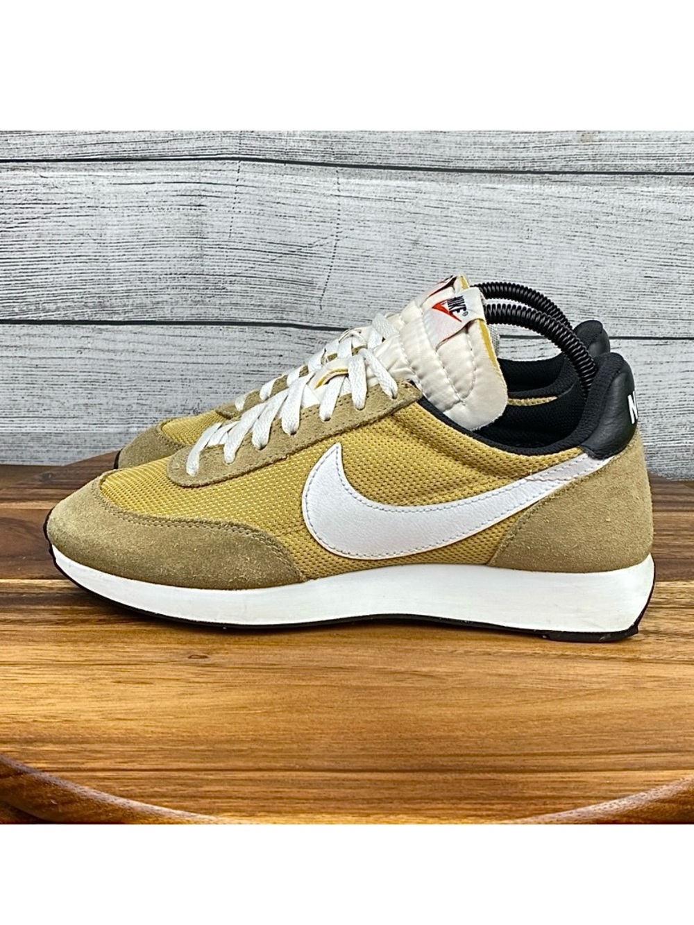 Nike Women's Retro Runner in Mustard and White